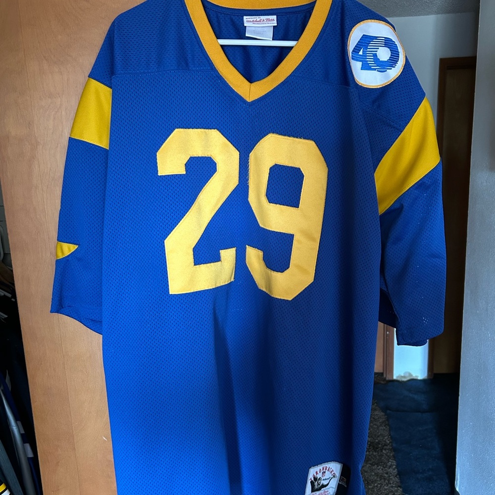 Blue and Yellow Football Jersey